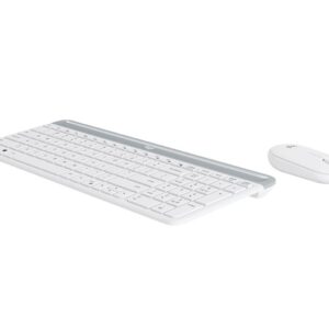 Logitech MK470 Slim 無線鍵盤與滑鼠組合 白色 8211 英文鍵盤