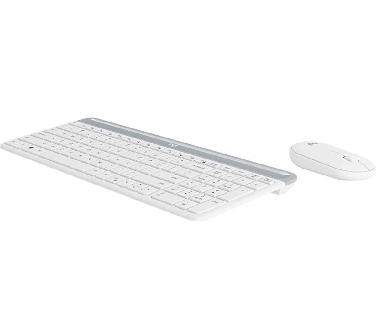Logitech MK470 Slim 無線鍵盤與滑鼠組合 白色 8211 英文鍵盤