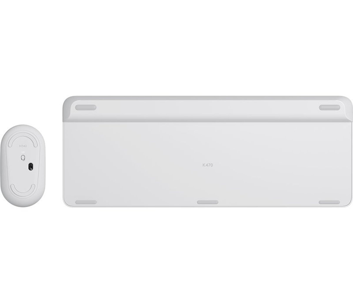 Logitech MK470 Slim 無線鍵盤與滑鼠組合 白色 8211 英文鍵盤