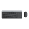 Logitech MK470 Slim 無線鍵盤與滑鼠組合 石墨灰 8211 中文鍵盤