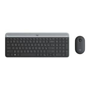 Logitech MK470 Slim 無線鍵盤與滑鼠組合 石墨灰 8211 中文鍵盤