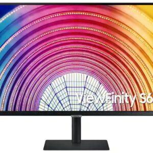 Alternative view of Samsung – 27" S60UA 極窄邊 QHD LED A600系列 AMD FreeSync 專業顯示屏｜支援充電 USB-C PD 90W｜升降人工學支架｜可直立多角度旋轉｜LS27A600UUCXXK