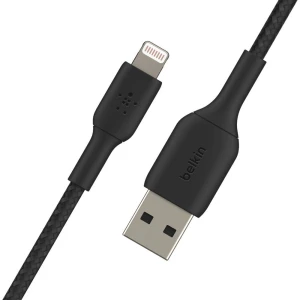 Alternative view of Belkin - BOOST↑CHARGE™ Braided Lightning to USB-A 充電線 3米 黑色 (CAA002bt3MBK)