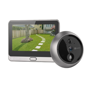 Ezviz – 《加送 64GB 記憶卡》DP2 2K 超高清真無線智能電子貓眼監控防盜攝像頭連門聆 (無需拉線) 166° 超廣角 4.3" 彩色屏幕