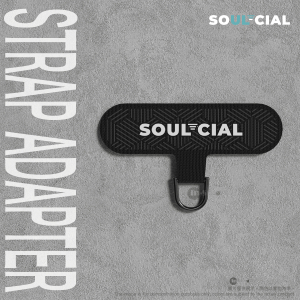PhoneSuit – SOULCIAL 手機帶適配器 掛繩墊片 - 黑色