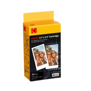 KODAK 4PASS 218243 x 348243 專用即影即有相紙連墨盒 30 張 適用於 Kodak Mini 2 Retro 038 Mini Shot 2 ICRG-230