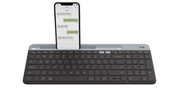 Logitech – K580 輕薄多工鍵盤 黑色 英文鍵盤