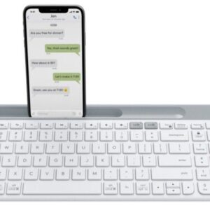 Logitech  K580 輕薄多工鍵盤 白色 英文鍵盤