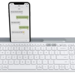 Logitech – K580 輕薄多工鍵盤 白色 英文鍵盤
