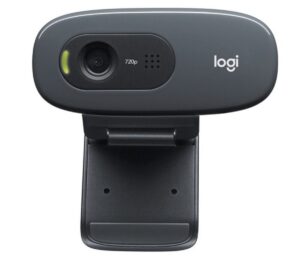 Logitech C270 HD 網路攝影機 基本的 HD 720p 視訊通話