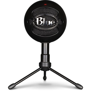 Logitech – Blue Snowball iCE 經典錄音室品質 USB 麥克風 黑色