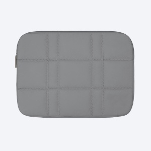 AMAZINGthing – 羽絨款筆記本電腦包 輕巧時尚的 14 吋 MacBook/iPad 平板電腦袋 - 灰色