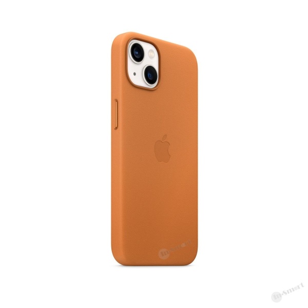 Apple – 原裝 iPhone 13 MagSafe 皮革護殼 金啡色 Golden Brown - Image 3