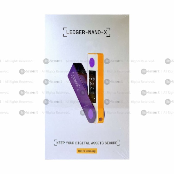 LEDGER – NANO X 藍牙冷錢包 手指錢包 - Bitcoin Wallet 比特幣 離線錢包 - 復古遊戲燈紫色 - Image 2