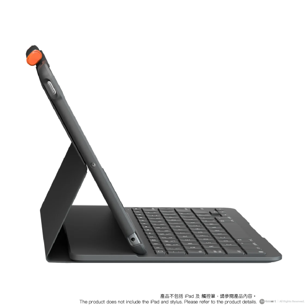 Logitech – SLIM FOLIO 適用於 iPad (第 7 代、第 8 代、第 9 代)  的 Slim Folio 鍵盤保護殼 920-009469 - Image 3