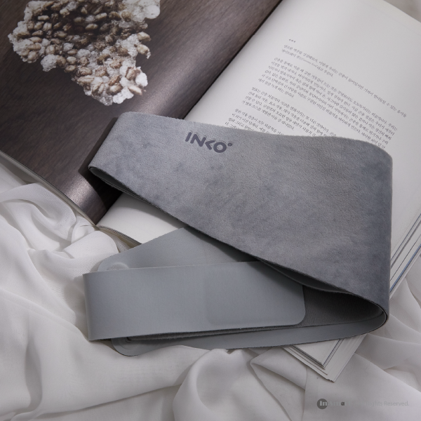 INKO – 麂皮納米銀墨水纖薄保暖腰帶 暖宮帶 暖宮護腰帶 暖敷腰帶 PD-1003 - 灰色 - Image 3