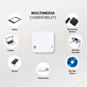KODAK Kodak Luma 350 DLP 便攜式智能 Wi-Fi 超高清迷你投影機 Android