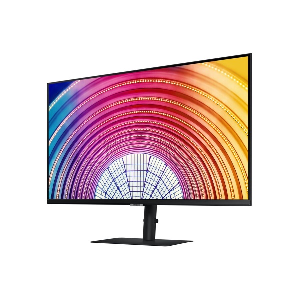 Samsung – 27" S60UA 極窄邊 QHD LED A600系列 AMD FreeSync 專業顯示屏｜支援充電 USB-C PD 90W｜升降人工學支架｜可直立多角度旋轉｜LS27A600UUCXXK - Image 4