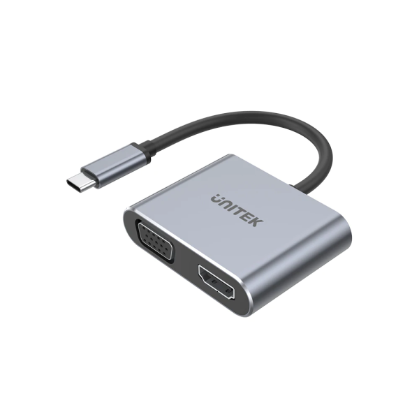 UNITEK – uHUB Q4 Lite 4 合 1 多媒體 USB-C Hub - D1049A - Image 2