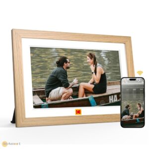KODAK 10寸 經典木邊框 Wi-Fi 傳輸電子相架數碼相框 RCF-1018W 32GB內置儲存 SDMMC卡 播放相片 短片 音樂