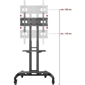 North Bayou AVA1500-60-1P 電視移動式座地架 適合絕大多數的32-65 承重455kg