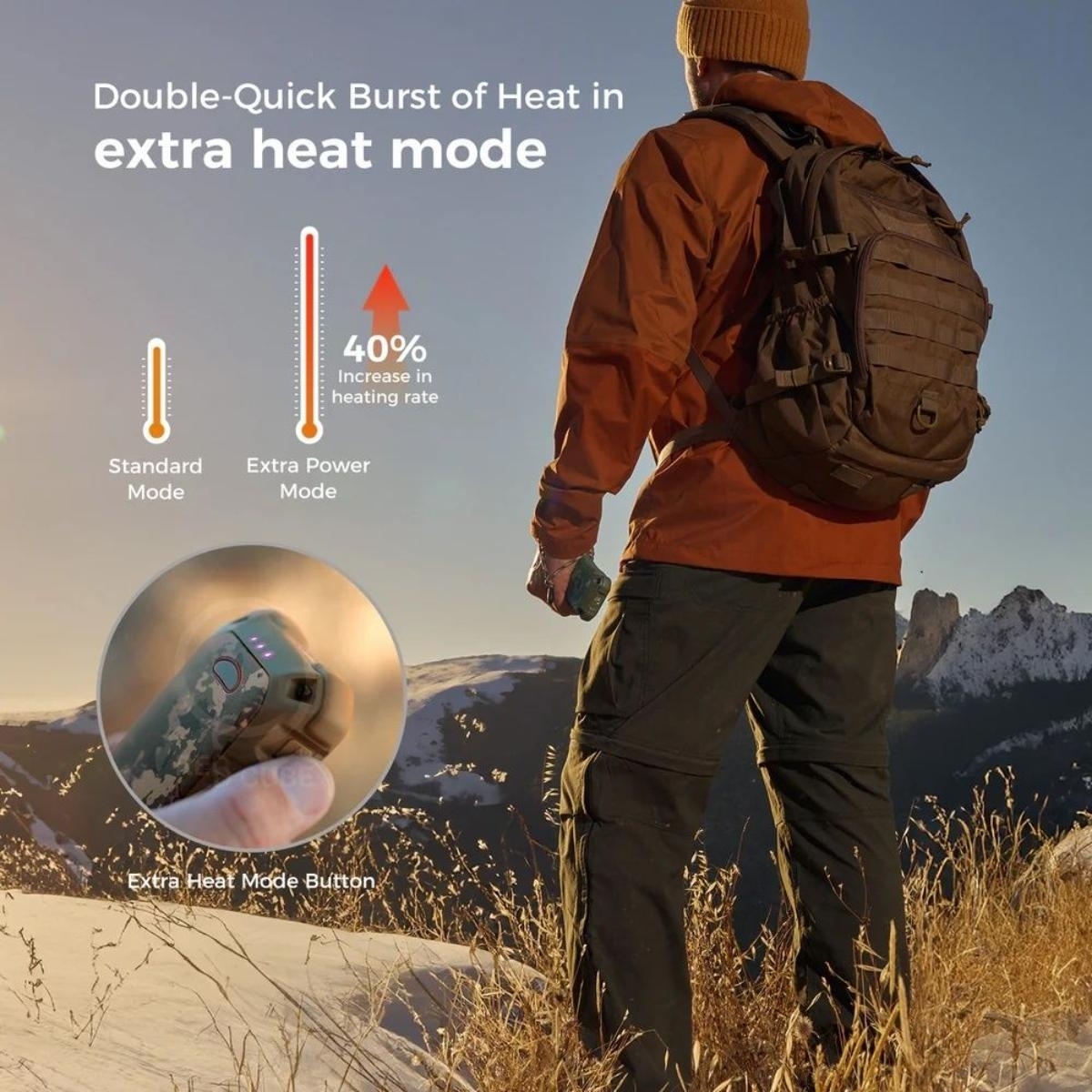 Ocoopa 戶外充電暖手器 OCOOPA 8211 UT4 Extreme 沙色迷彩
