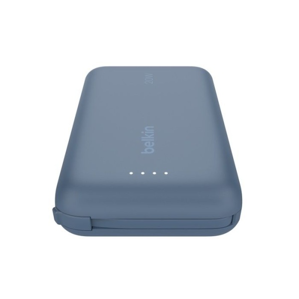 Belkin – Belkin BoostCharge 20W 10K 內建 USB-C 線的行動電源 便攜充電池 - 藍色 BPB021fqBL - Image 7