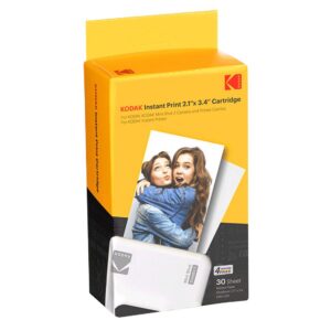 KODAK 4PASS 218243 x 348243 專用即影即有相紙連墨盒 30 張 適用於 Kodak Mini 2 Retro 038 Mini Shot 2 ICRG-230