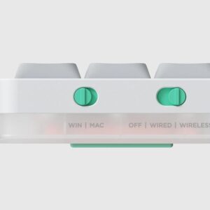 NuPhy Air96v2 無線 藍牙 機械式鍵盤 離子白 8211 藍軸 20咔噠聲65gf