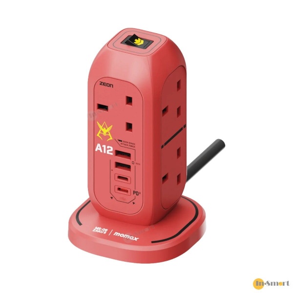 MOMAX – OnePlug PD20W 2xUSB-C + 2xUSB-A 7位拖板 高達 Gundam 馬沙 限量版 - Image 2