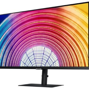 Samsung  248243 S60UA 極窄邊 QHD LED A600系列 AMD FreeSync 專業顯示屏支援充電 USB-C PD 65W升降人工學支架可直立多角度旋轉LS24A600UCCXXK