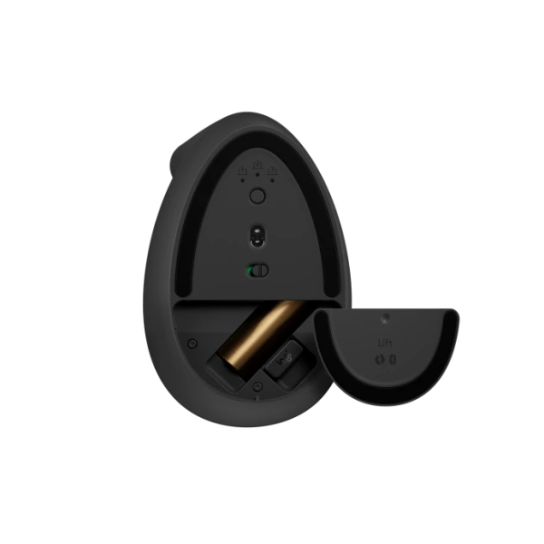 Logitech – LIFT 適用於左手的 人體工學垂直滑鼠 - 石墨灰 - Image 4