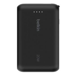 Belkin Belkin BoostCharge 20W 10K 內建 USB-C 線的行動電源 便攜充電池 8211 黑色 BPB021fqBK