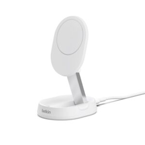 Belkin BoostCharge Pro Qi2 15W 折疊式磁性無線充電座 白色 WIA008BTWH