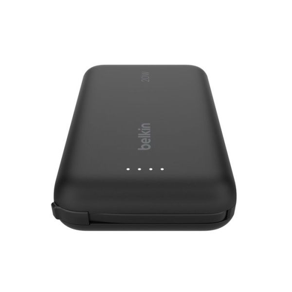 Belkin – Belkin BoostCharge 20W 10K 內建 USB-C 線的行動電源 便攜充電池 - 黑色 BPB021fqBK - Image 3