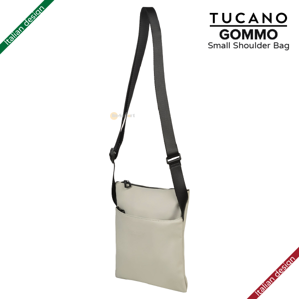 TUCANO – Tucano Gommo 再生塑料帶有內部防輻射系統的小肩包 - 灰色｜意大利設計 - Image 3