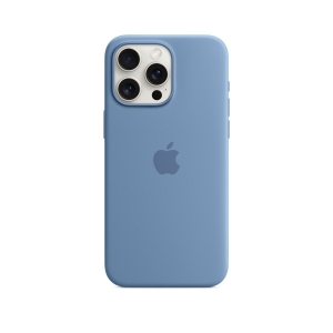 Apple  原裝 iPhone 15 Pro Silicone MagSafe 矽膠保護殼 8211 冬日藍色