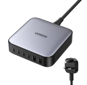 Ugreen Nexode 200W USB-C GaN 充電器 8211 同時為六個設備充電 CD271 40915