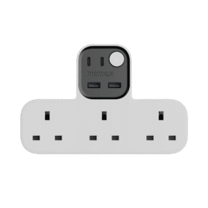 MOMAX 1-Charge Work Flow USB 3口T型插座 8211 US19UKW