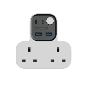 MOMAX 1-Charge Work Flow USB  2口T型插座 8211 US17UKW
