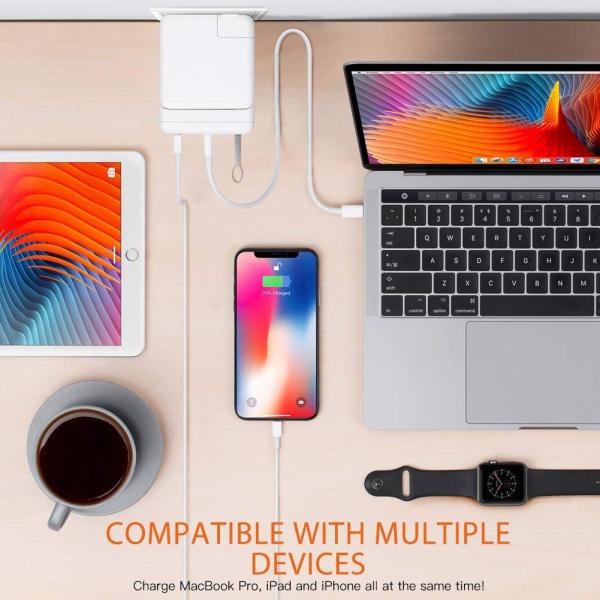 HyperDrive USB-C 電源及數據集線器 - Apple 61W 充電器專用 - Image 3