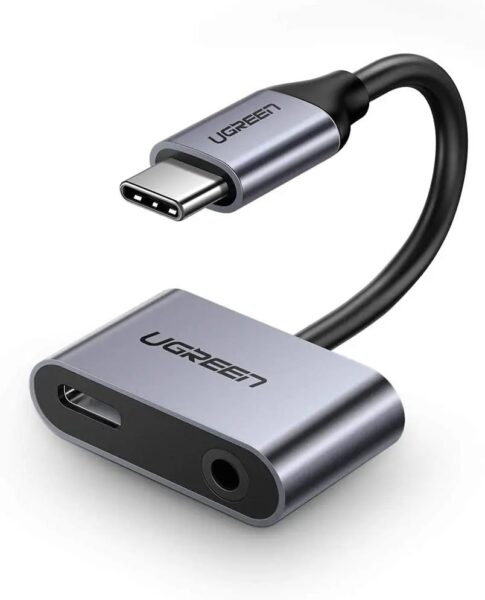 UGREEN 2合1 USB-C公轉3.5mm母音頻 雙口適配器 - Image 2