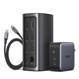 UGREEN Revodok Pro 12合1 支援8K顯示 通用擴充埠 Displaylink 3屏輸出