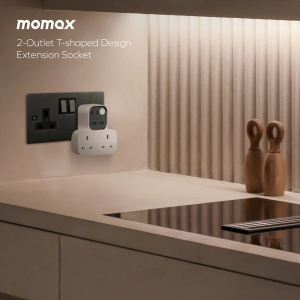 MOMAX 1-Charge Work Flow USB  2口T型插座 8211 US17UKW