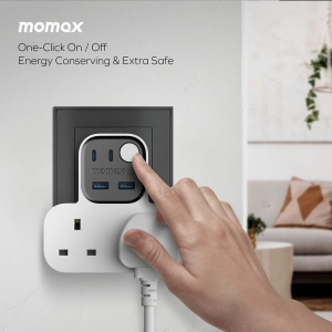 MOMAX 1-Charge Work Flow USB  2口T型插座 8211 US17UKW