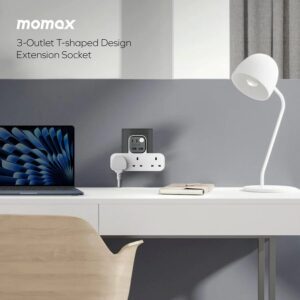 MOMAX 1-Charge Work Flow USB 3口T型插座 8211 US19UKW