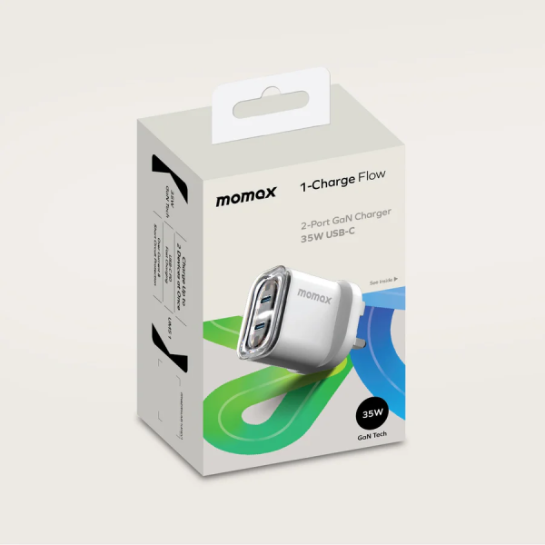 MOMAX – 1-Charge Flow 35W 雙輸出充電器 - UM51UKW - Image 5