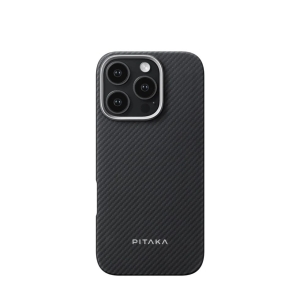 Pitaka 超薄手機殼 配 芳綸纖維手機環 套裝 8211 芳綸纖維黑色 8211 iPhone 16 Pro Max 適用