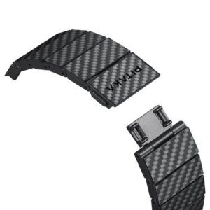 Pitaka 碳纖維手錶帶 8211 碳纖維黑色 適用於 Apple Watch Series 9-1 SE and Ultra 2Ultra