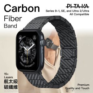 Pitaka 碳纖維手錶帶
